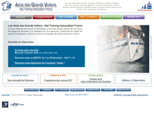 Tablet Screenshot of amisdesgrandsvoiliers.org